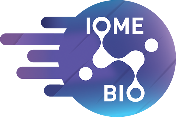 Iome Bio Logo graphic design infographiste emmanuel bertomeu